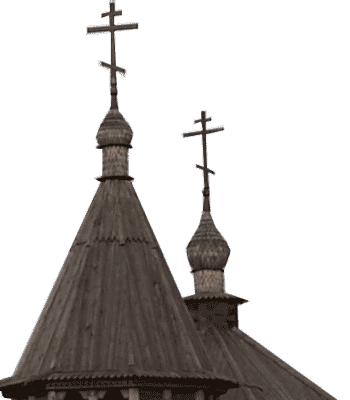 Это православный храм. Если вы православные христиане - вам надо туда попасть, но сначала надо пройти через платочко-юбочный дозор.